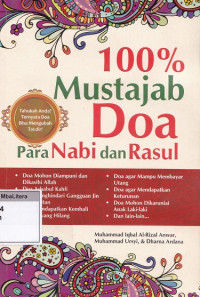 100% Mustajab doa para nabi dan rasul