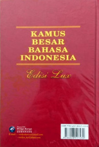 Kamus besar bahasa indonesia edisi lux