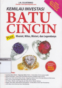 Kemilau investasi batu cincin: inilah investasi masa kini dan masa depan