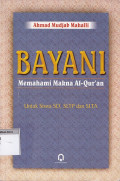 Bayani: memahami makna Al-Qur'an