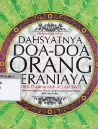 Dahsyatnya doa-doa orang teraniaya