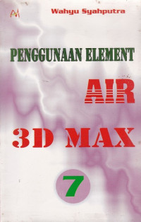 Penggunaan element air 3d max