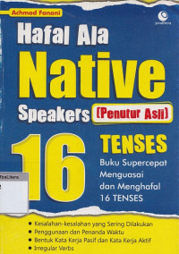 Hafal ala native speakers 16 tenses