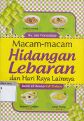 Macam-macam hidangan lebaran & hari raya lainnya