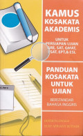 Kamus kosakata akademis untuk persiapan ujian gre, sat, gmat, psat, ept & esl