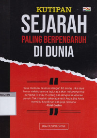 Kutipan sejarah paling berpengaruh di dunia