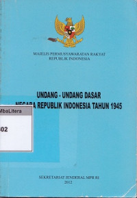 Undang-undang dasar negara republik indonesia tahun 1945