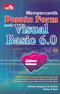 Mempercantik desain form pada visual basic 6.0