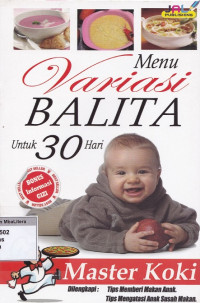 Menu variasi balita untuk 30 hari