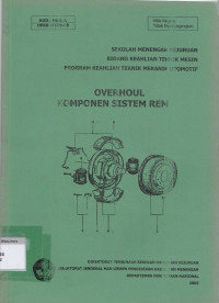 Modul overhoul komponen sistem rem