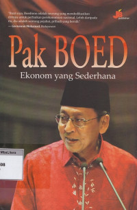 Pak boed, ekonom yang sederhana