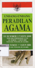 Undang-undang peradilan agama