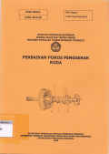 Modul perbaikan poros penggerak roda