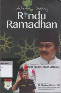 Rindu ramadhan