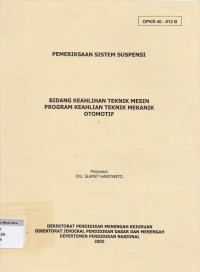 Modul pemeriksaan sistem suspensi