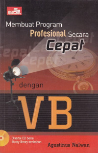 Membuat program profesional secara cepat dengan vb